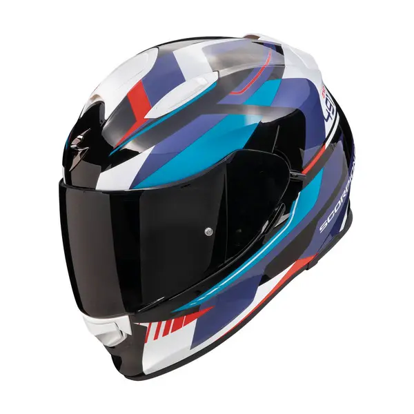 Image of Scorpion EXO-491 Abilis Black Blue Red Full Face Helmet Size M