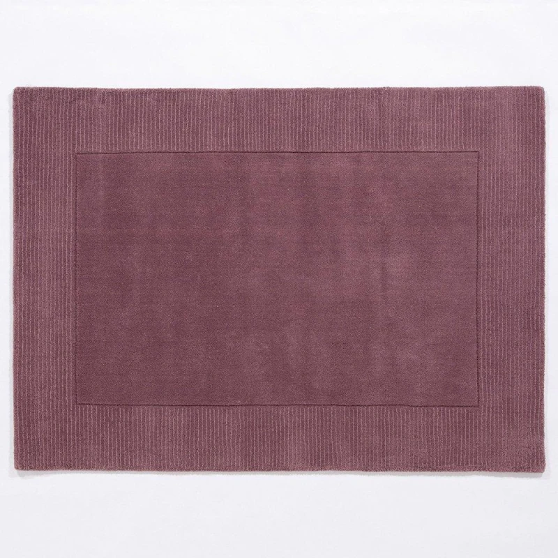 Image of Esselle Esme Wool Mauve Rug 200 x 290cm Purple unisex 200x290cm