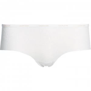 Image of Calvin Klein Tropical Hipster Briefs - White