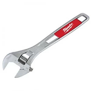 Image of Milwaukee 48227410 Adjustable Wrench Ergnomic Chrome Plated
