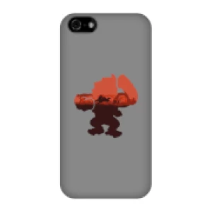 Image of Nintendo Donkey Kong Silhouette Serengeti Phone Case - iPhone 5C - Snap Case - Gloss