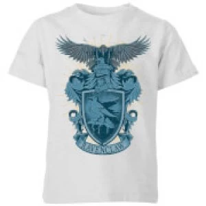 Image of Harry Potter Ravenclaw Drawn Crest Kids T-Shirt - Grey - 7-8 Years
