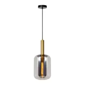 Image of Joanet Modern Pendant Light - Ø22cm - 1xE27 - Smoke Grey