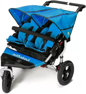 Image of Out n About Nipper Single V4 Pushchair, Blue