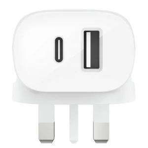 Image of Belkin 30W Power Delivery Dual Wall Charger