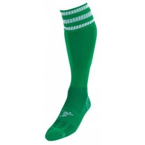 Image of PT 3 Stripe Pro Football Socks LBoys Green/White