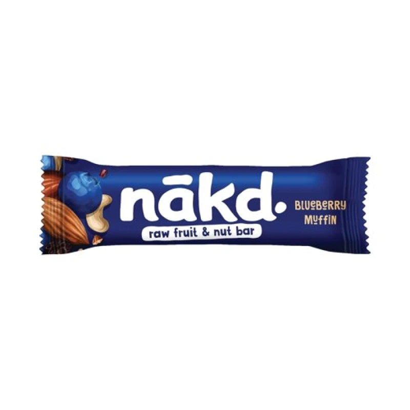 Image of Nakd nakd Blueberry Muffin Bar 35g Gluten Free (Pack 18) - 0401205 0401205
