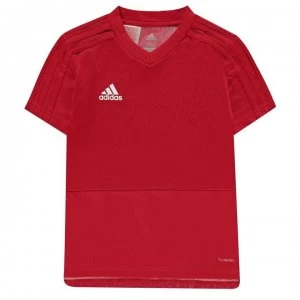 Image of adidas Condivo Training Jersey Top Boys - Red/White