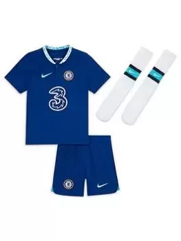 Image of Nike Chelsea Little Kids 22/23 Home Kit, Blue, Size S