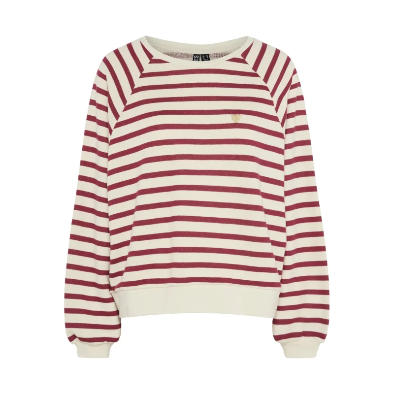 Image of Pieces Sweatshirt woman Pieces Greta Blanc Female M