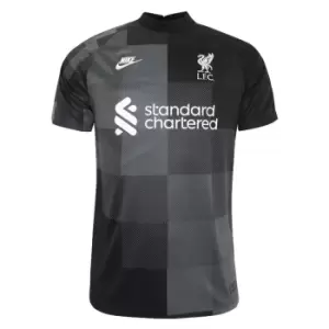 Image of Liverpool 2021-2022 Home Goalkeeper Shirt (Black) - Kids