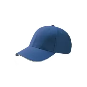 Image of Atlantis Sport Sandwich 6 Panel Baseball Cap (One Size) (Royal)