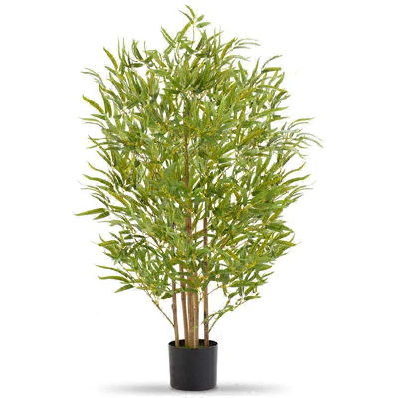 Image of Tectake Artificial Plant - Bamboo Grass, Realistic Look, Low-Maintenance 120 Cm