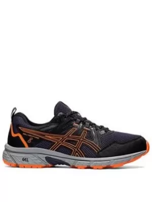 Image of Asics Gel-venture 8, Black/Grey/Orange, Size 8.5, Men