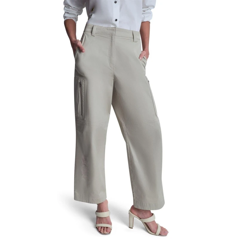 Image of DKNY Wide L Trs Ld62 Pebble female 8 (XS)