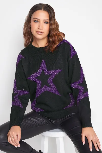 Image of Tall Glitter Star Jumper