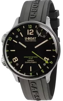 Image of U-Boat Watch Capsoil Doppiotempo 45 SS Green Indices