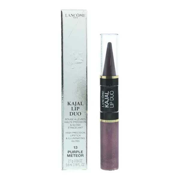Image of Lancome Kajal Lip Duo Lipstick Gloss 13 Purple Meteor 2.7g