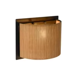 Image of Magius Scandinavian Wall Light - 1xE27 - Light Wood