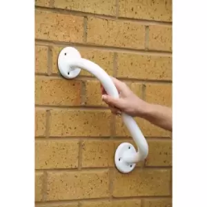 Image of Nrs Healthcare Round Flange Steel Grab Rail 455Mm White