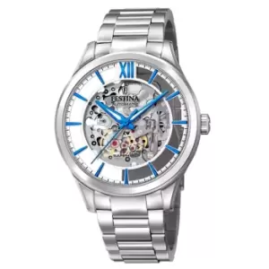 Image of Festina F20630-2 Mens Silver Tone Dial With Steel Bracelet Wristwatch
