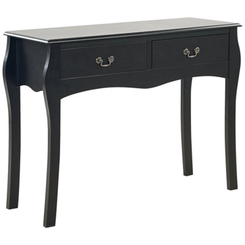 Image of Beliani Traditional Console Table Klawock Black