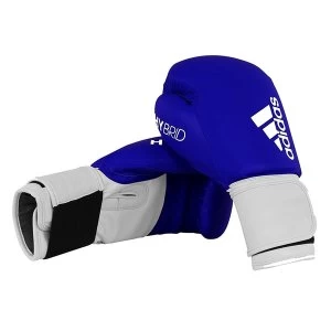Image of Adidas 100 Hybrid Boxing Gloves Blue - 8oz