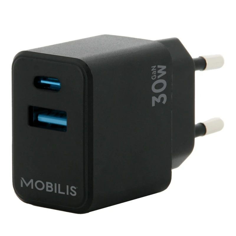 Image of Mobilis 001362 mobile device charger Universal Black AC Auto