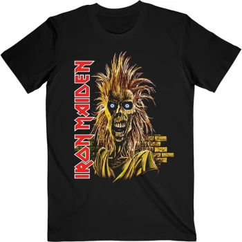 Image of Iron Maiden - First Album 2 Unisex Medium T-Shirt - Black