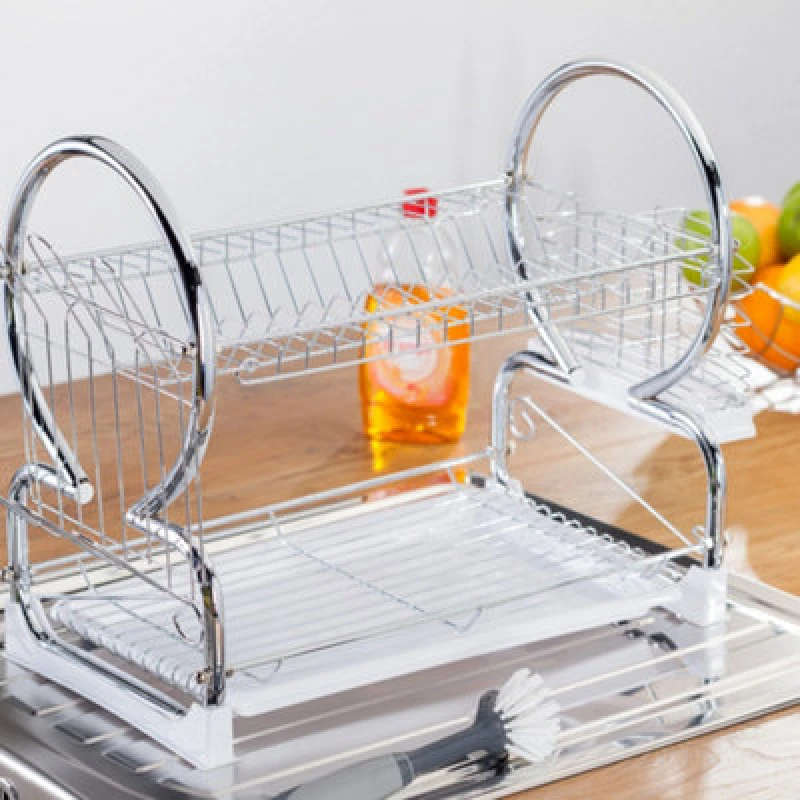 Image of Judge Kitchen Wireware Dish Drainer - Silver