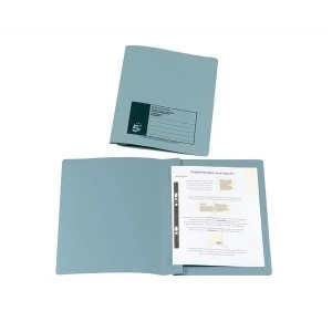 Image of 5 Star Foolscap Flat File Recycled Manilla 285gsm Blue Pack of 50