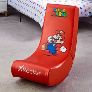 Image of X Rocker Mario Nintendo Video Floor Rocker, red