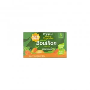 Image of Marigold Bouillon Cubes (Green) Yeast Free 84g x 12