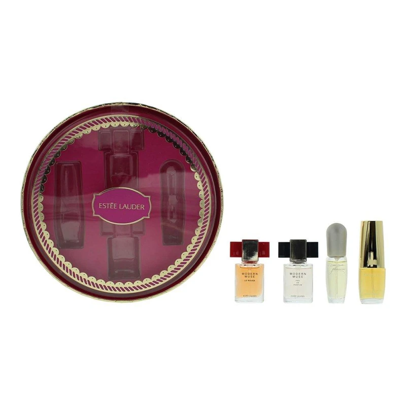 Image of Estee Lauder Treasures Minature Travel Collection 4 Piece Gift Set: Eau de Parfum 5ml - Eau de Parfum 5ml - Eau de Parfum 5ml - Eau de Parfum 5ml