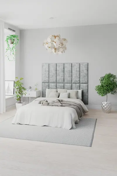 Image of Aspire EasyMount Wall Mounted Upholstered Panels, Modular DIY Headboard in Distressed Velvet Fabric (Pack of 8) Stone