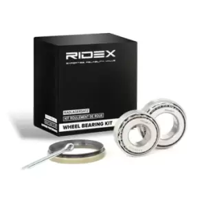 Image of RIDEX Wheel bearing kit 654W0453 Wheel hub bearing,Wheel bearing RENAULT,DACIA,4 (112_),5 (122_),4 Kasten (R21_, R23_),12,16 (115_),17 Coupe
