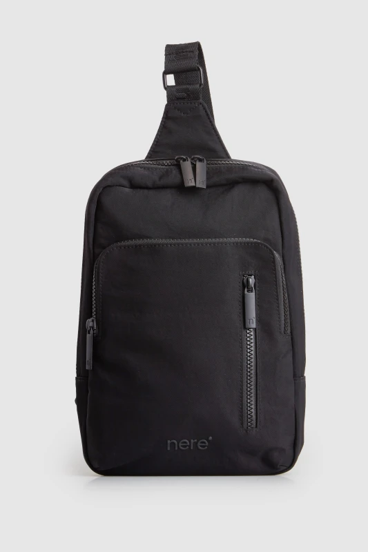 Image of Nere Travel Bondi Nylon Sling Backpack Black