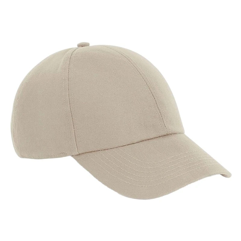 Image of Beechfield Beechfield Men Cotton Baseball Cap in Light Sand Light Sand One Size Male 5063425300112