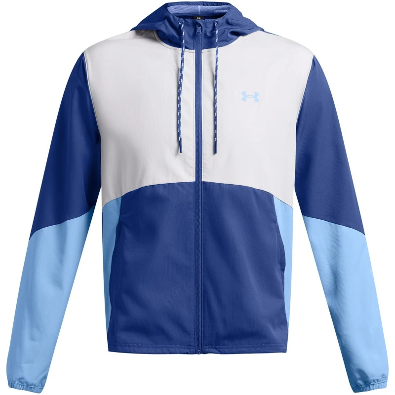 Image of Under Armour Mens Legacy Lightweight Windproof Windbreaker Blue male S