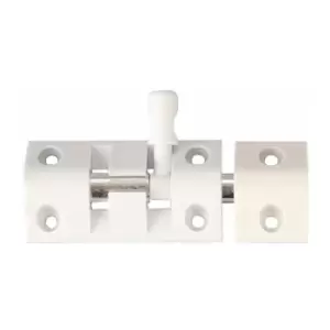 Image of Basics Door Bolt White 51mm 40237