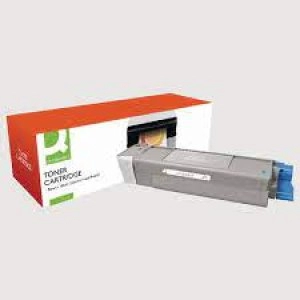 Image of Q-Connect Oki Remanufactured Cyan Toner Cartridge 43872307