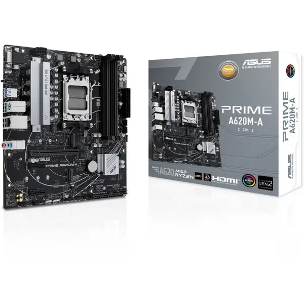 Image of Asus ASUS PRIME A620M-A-CSM AMD A620 Socket AM5 micro ATX 90MB1F10-M0EAYC