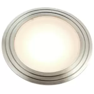 Image of IP67 Outdoor LED Ground Light 1.3W Cool White Steel Flush Decking Floor Lamp