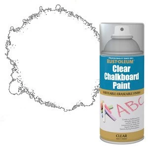 Image of Rust-Oleum Chalkboard Clear Matt Multi-surface Spray Paint 150ml