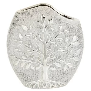 Image of Tree of Life Modern Vase Champagne