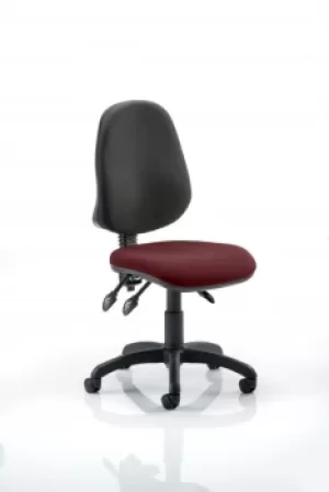 Image of Eclipse III Lever Task Operator Chair Bespoke Colour Seat Ginseng Chilli
