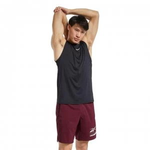 Image of Reebok Logo Vest Mens - Black