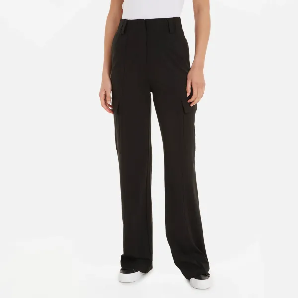 Image of Calvin Klein Jeans Milano Wide Leg Jersey Cargo Pants - M