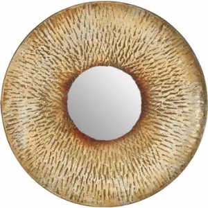 Image of Premier Housewares - Faiza Small Textured Wall Mirror