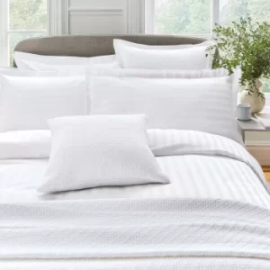 Image of Bedeck of Belfast Fine Linens Adan Kingsize Duvet Cover, White